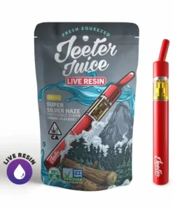 Jeeter Juice Disposable Live Resin Straw – Super Silver Haze