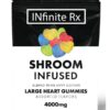 INfinite Rx Shroom Infused Albino Penis Envy Edition Large Heart Gummies Edibles 4000mg